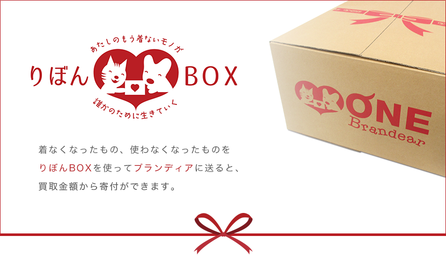 あたしのもう着ないモノが、誰かのために生きていく。−りぼんBOX