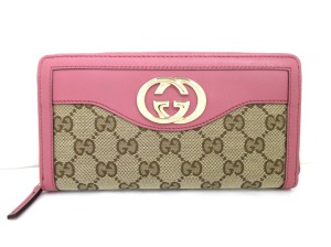 グッチ(GUCCI)GG柄キャンバス財布