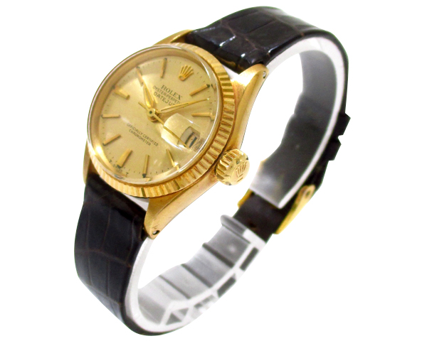 ROLEX(ロレックス)デイトジャスト/革ベルト