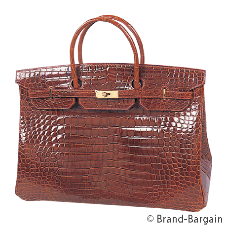 HERMES(エルメス)バーキン40_クロコ・ポロサス×ブラウン