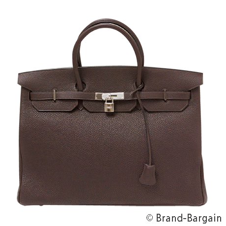 HERMES(エルメス)バーキン40_ヴォー・クリスベ・トゴ×ブラウン