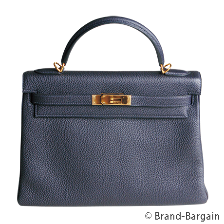 HERMES(エルメス）_ケリー35（内縫い）_インディゴ