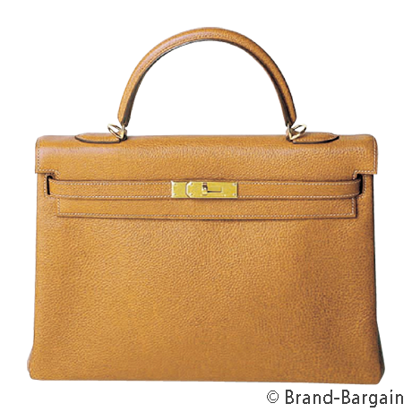 HERMES(エルメス）_ケリー35（内縫い）_ゴールド