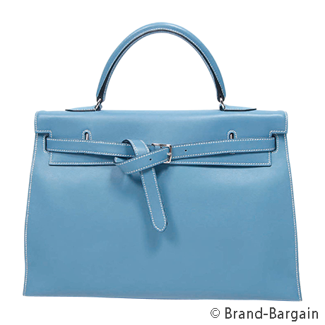 HERMES(エルメス)ケリー・フラット_ヴォー・スイフト×ブルージーン