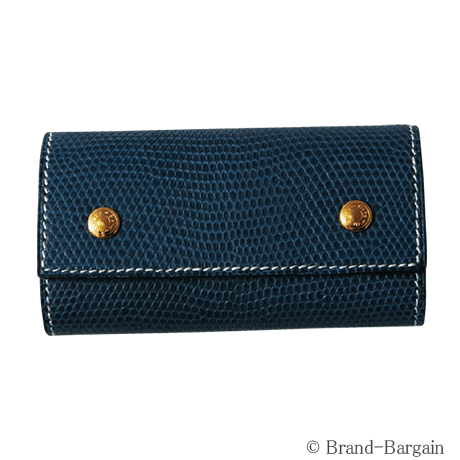 HERMES(エルメス）_6連式キーケース_ブルージーン