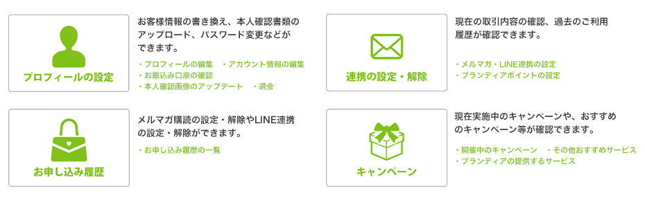 各種お手続き等イメージ