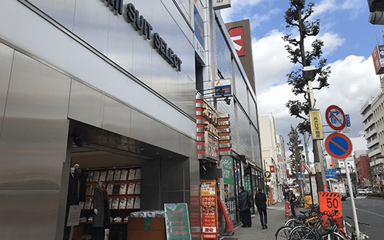 そのまま信号を渡り三洋堂書店を通り過ぎたらもうすぐです